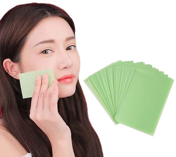 CLOSAL® Oil Blotting Sheets for Face - 100pcs Bamboo Charcoal & Green Tea Oil Absorbing Papers | Natural, Oil-Free Skin | Perfect for Oily Skin, Makeup Touch-Ups & On-the-Go Shine Control (Rose Pink, 100 Sheets)