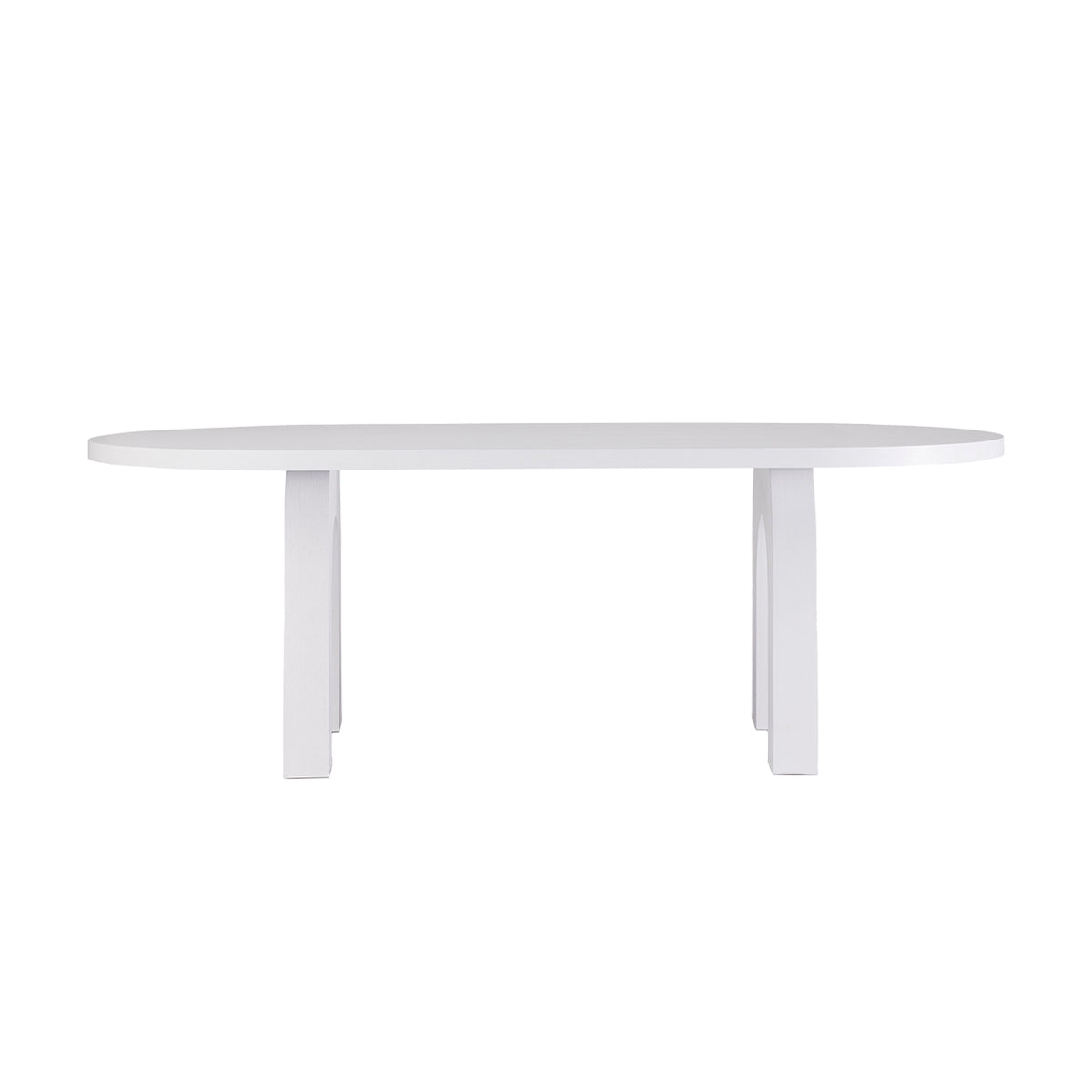 Hawk Spree Oval Dining Table - Modern Wooden Kitchen Table for 6, Farmhouse Style Dining Room Furniture - Perfect for Family Gatherings & Dinner Parties