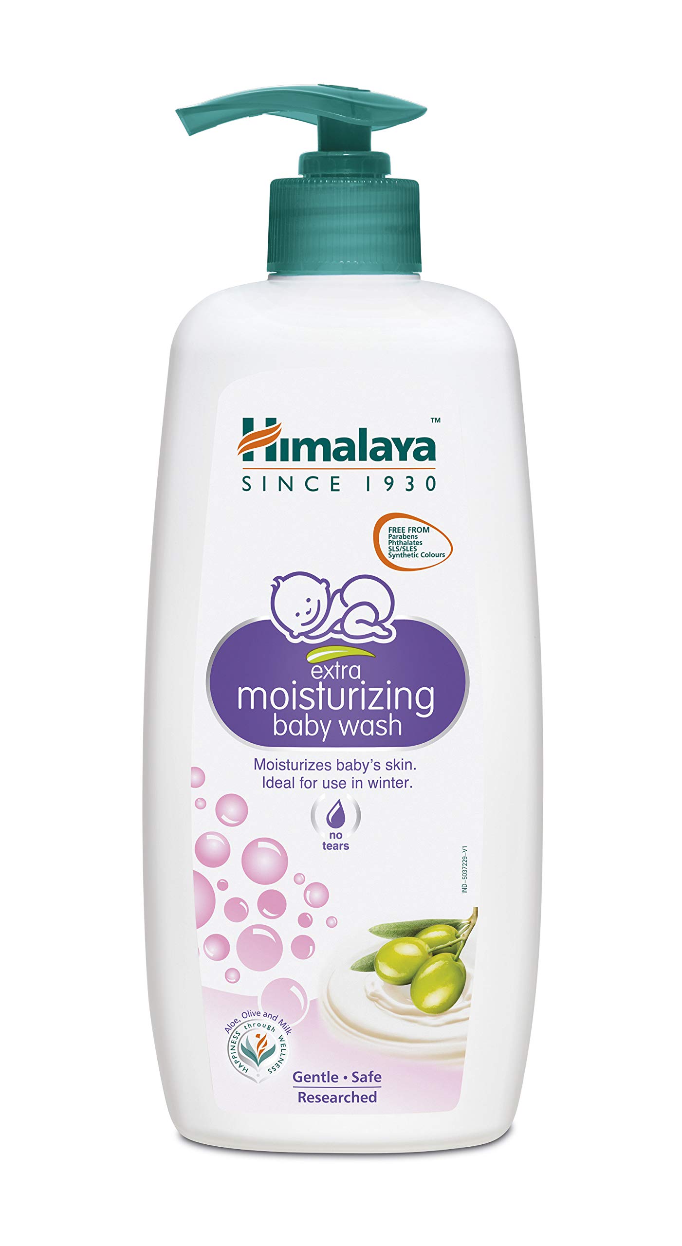 Himalaya Aloe Vera Face Wash for Hydration & Moisturizing - 200ml | Gentle Baby Wash for Sensitive Skin - 400ml | Daily Skincare & Bath Time Essentials for Adults & Kids