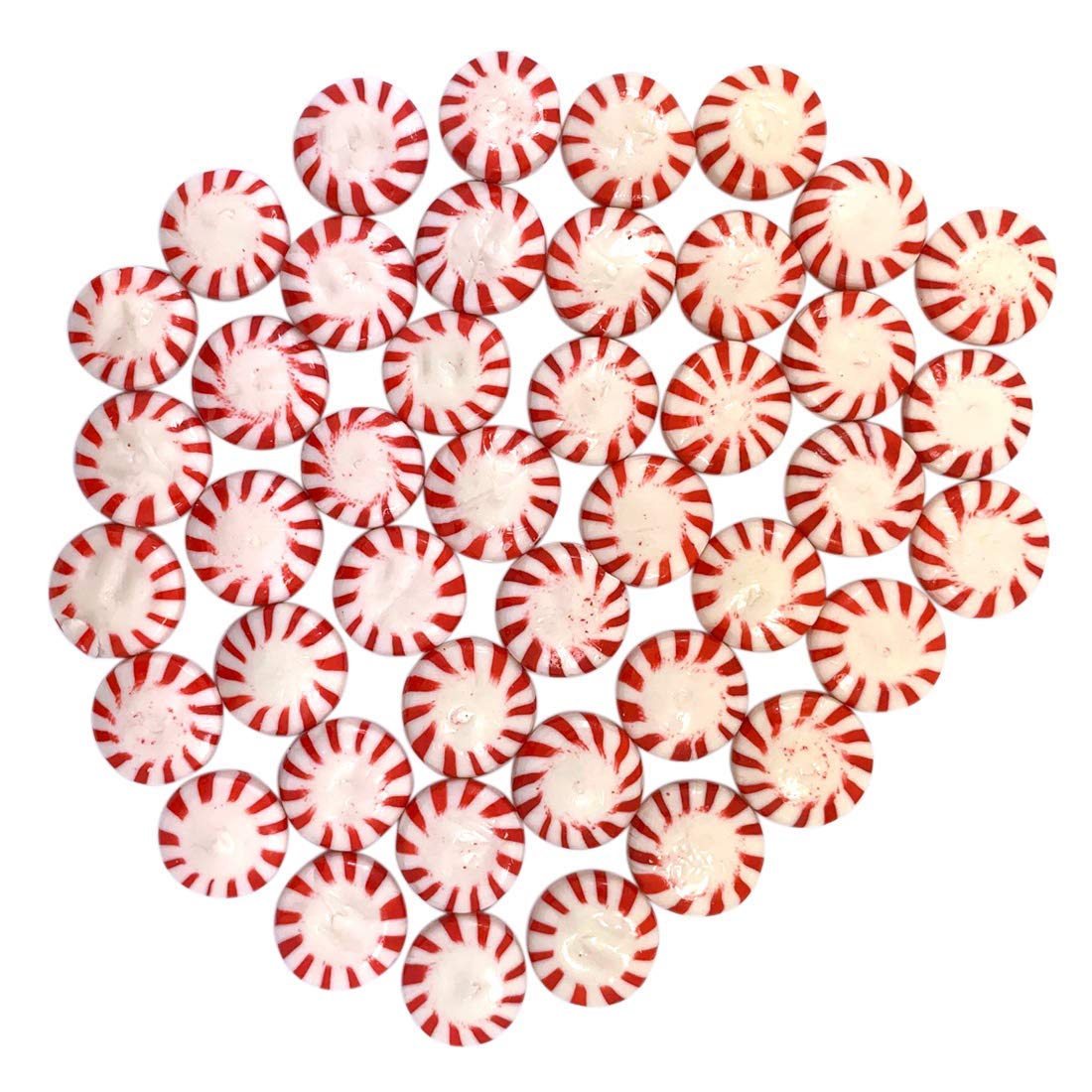 Needzo Fresh Starlight Mints - Individually Wrapped Hard Peppermint Candy (2-Pack, 8 Ounces) - Perfect for Office Snacks, Party Favors & Holiday Stocking Stuffers