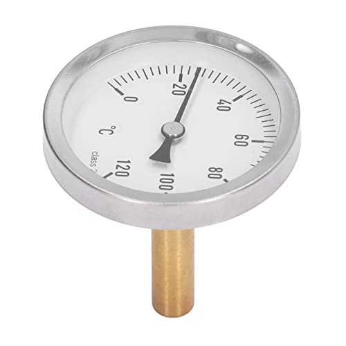 Stainless Steel Bimetal Thermometer - 63mm Grill & Cooking Thermometer for BBQ, Smoker, Machinery & Chemical Industry | Rustproof, Durable & Accurate Temperature Gauge