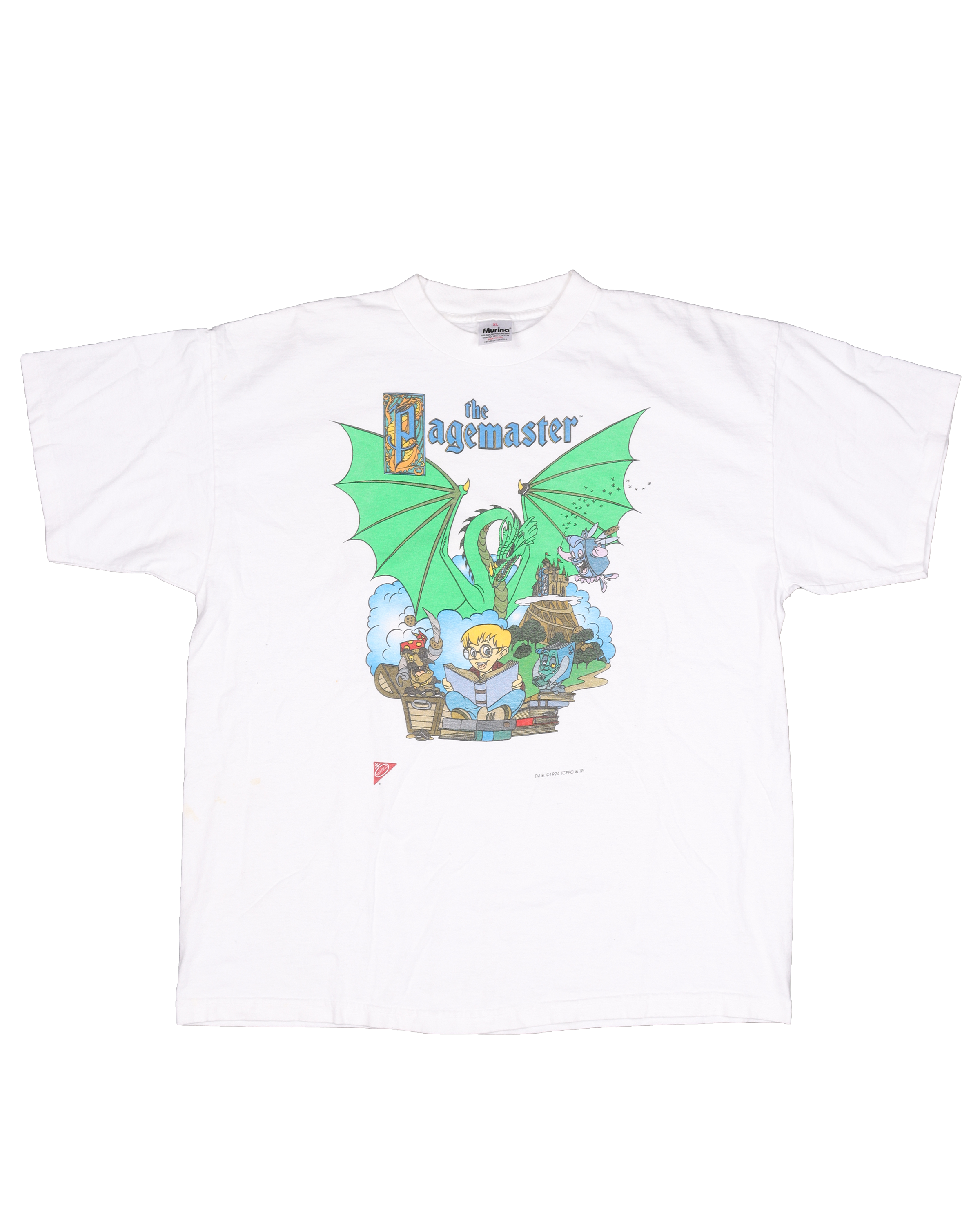 The Pagemaster Graphic T-Shirt - Vintage Cartoon Movie Tee for Men & Women - Casual Wear & Pop Culture Gifts