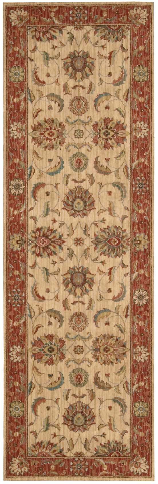 Nourison Living Treasures Persian Ivory/Red 2'6