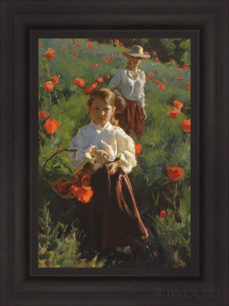 Poppies By Michael Malm - Beautiful Floral Art Print for Home Decor, Wall Art, and Office Styling | Perfect for Living Rooms, Bedrooms & Gifts