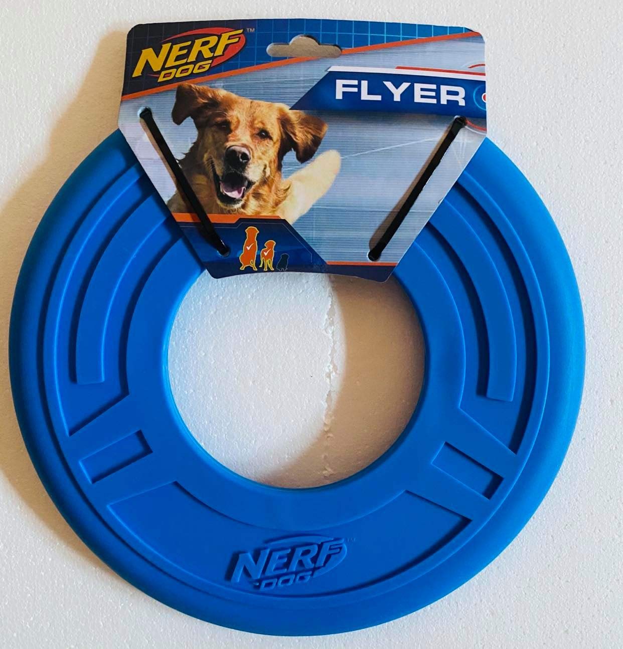 Nerf Dog Flyers - Durable Flying Disc for Dogs, Interactive Fetch Toy for Outdoor Play - Perfect for Beach, Park, and Backyard Fun with Your Pet