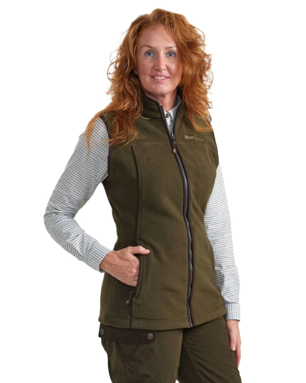 Deerhunter Women's Eagle Fleece Vest - Warm & Stylish Outdoor Hunting Jacket for Hiking, Camping & Winter Adventures