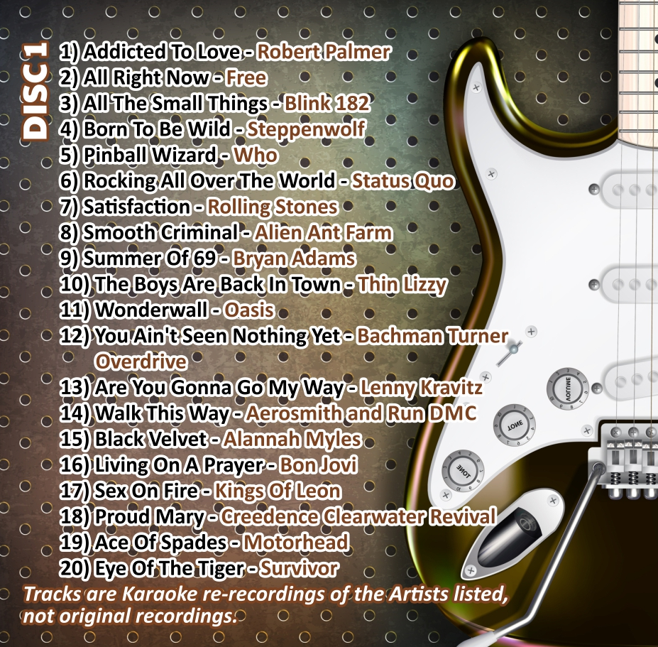 Mr Entertainer Big Karaoke Hits of Classic Rock - Ultimate Sing-Along Party Music Collection for Home Entertainment & Gatherings