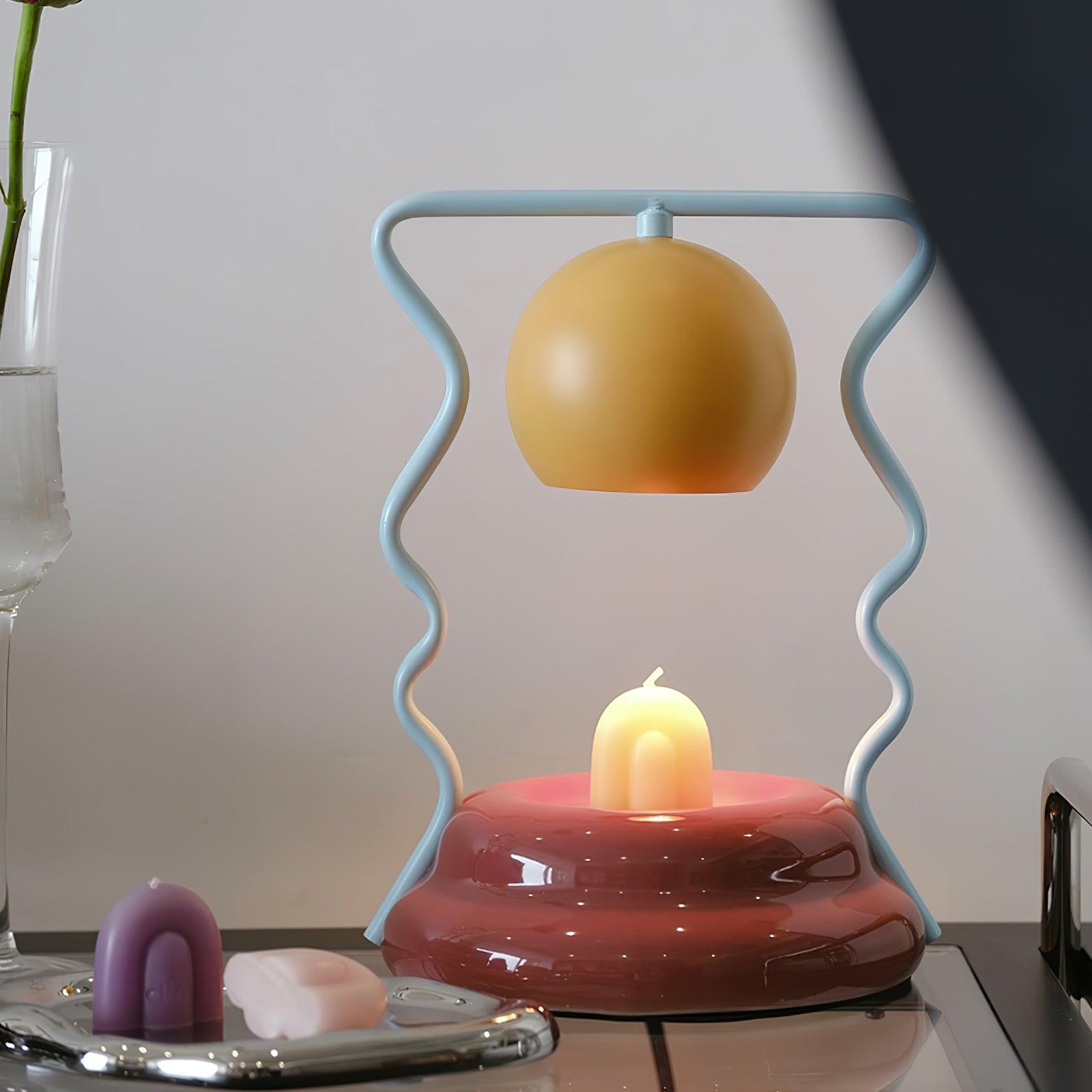 Squiggle Bright LED Table Lamp - Modern Desk Light for Home Office, Bedroom & Living Room - Perfect for Reading, Studying & Decor
