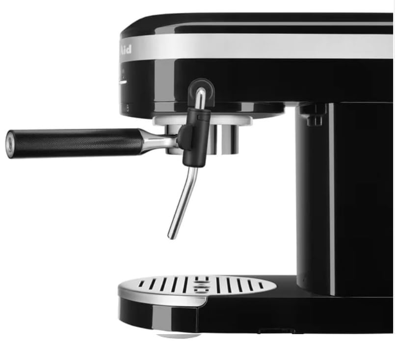 KitchenAid Stainless Steel Semi-Automatic Espresso Machine with Milk Frother - Barista Quality Home Coffee Maker for Latte, Cappuccino & Espresso Drinks | Perfect for Small Kitchens & Coffee Enthusiasts