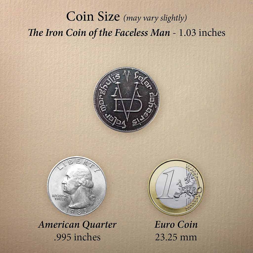 Game of Thrones Iron Coin of The Faceless Man - Officially Licensed Collectible Replica | Perfect for GOT Fans, Cosplay, and Medieval Fantasy Decor