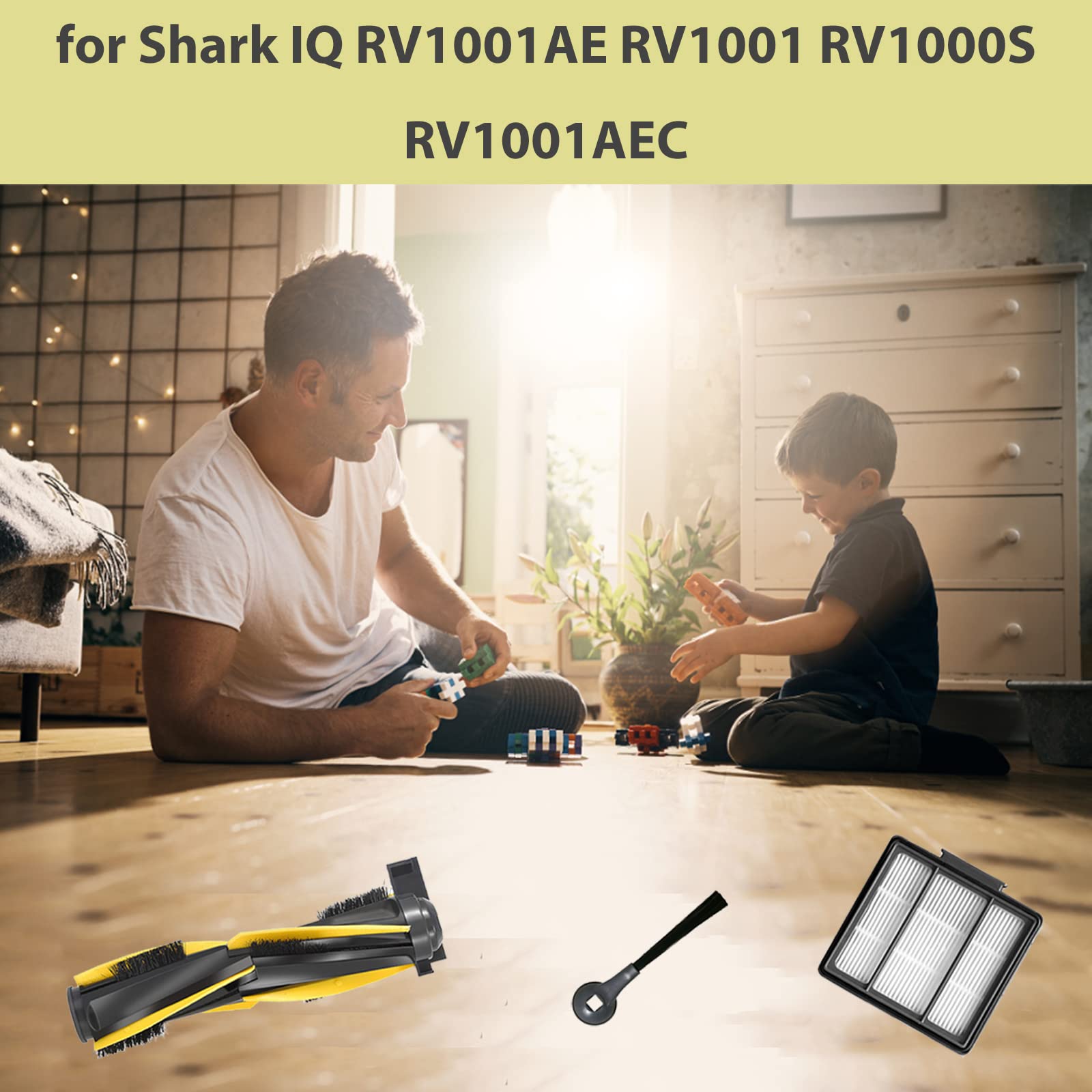 Shark IQ RV1001AE RV1000S RV1001AEC Replacement Parts & Accessory Kit - Compatible with Shark Robot Vacuum Cleaner - Perfect for Home Cleaning & Maintenance