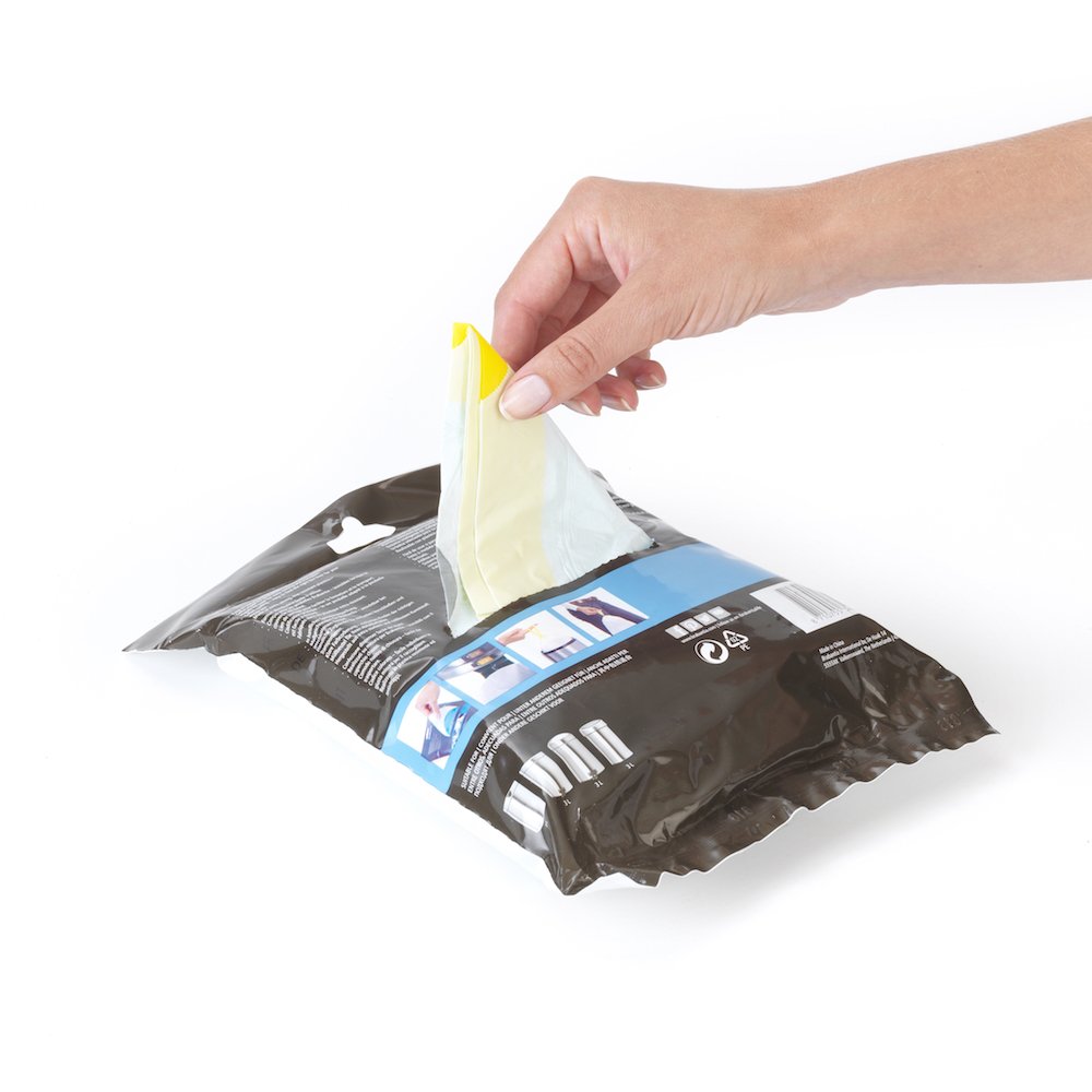 Brabantia Bin Liners - Size A, 3 Liter Capacity, 60 Count Trash Bags - Perfect for Kitchen, Bathroom & Office Waste Bins