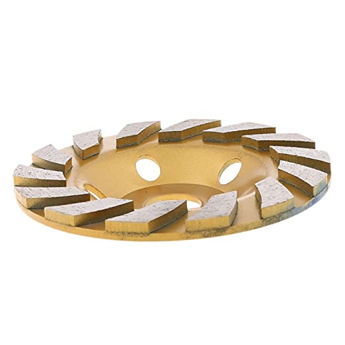125mm Diamond Grinding Cup Wheel for Angle Grinder - Heavy Duty Segment Disc for Concrete, Granite, Marble & Stone (Blue) - Perfect for Construction, Masonry & DIY Projects
