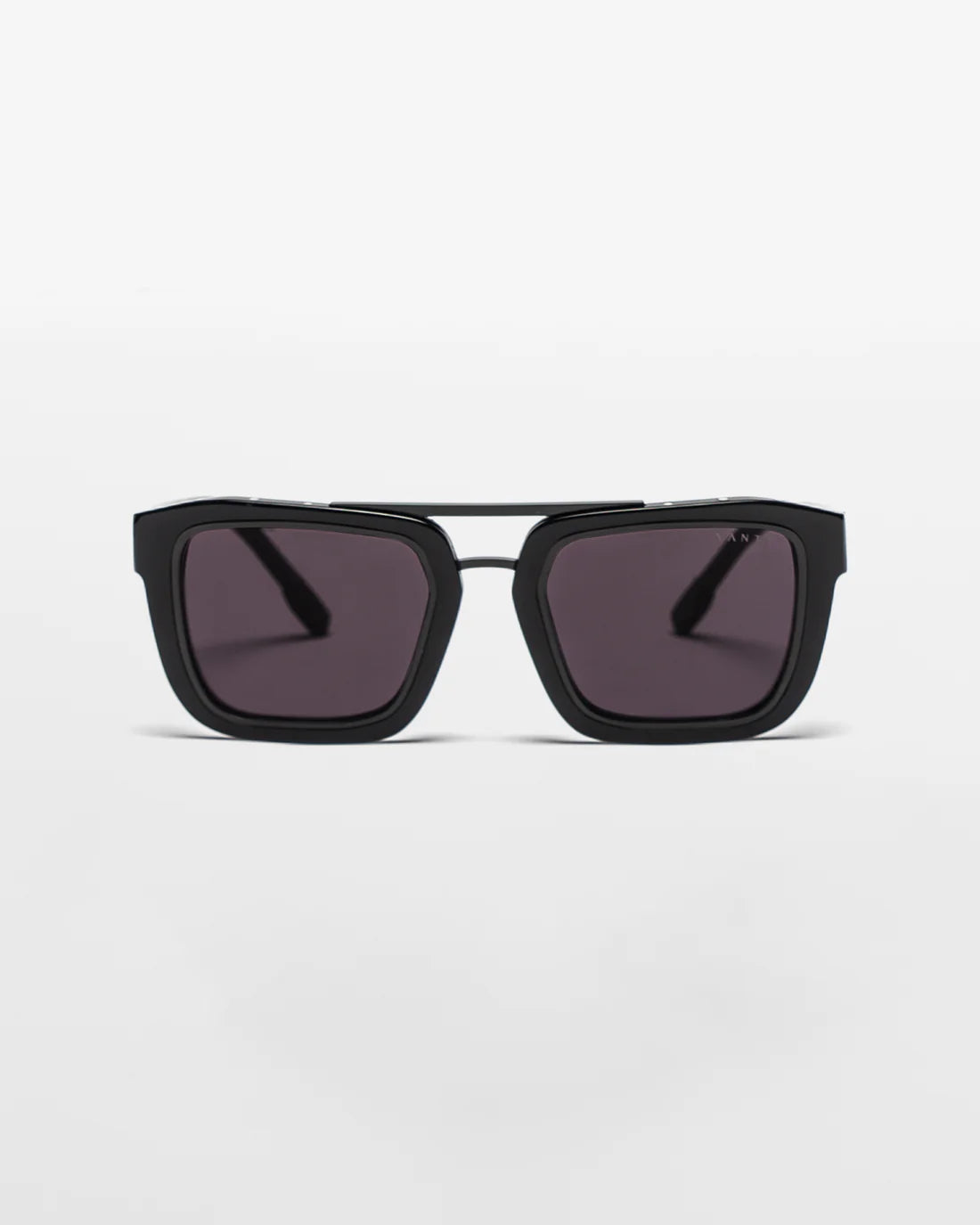 VANTA Draco Sunglasses - Matte Black & Black Metal Frame - Polarized UV Protection - Stylish & Durable for Outdoor Activities, Driving, and Fashion