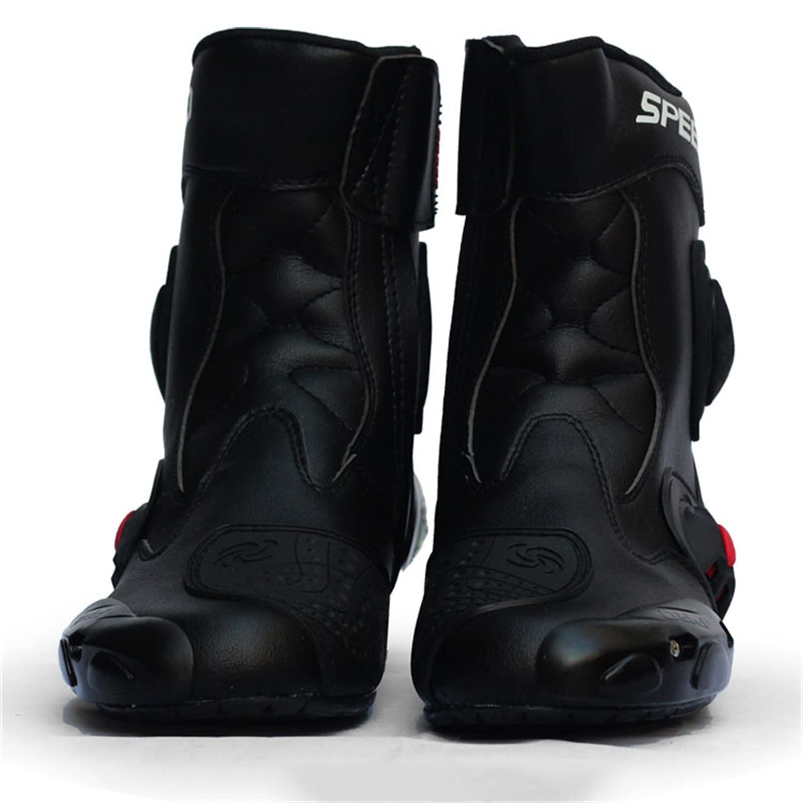 Men's Safety Anti-Slip Motorcycle Boots - Protective High Ankle Biker Boots with Armor for Comfort & Grip - Ideal for Riding, Commuting & Adventure Motorcycle Gifts
