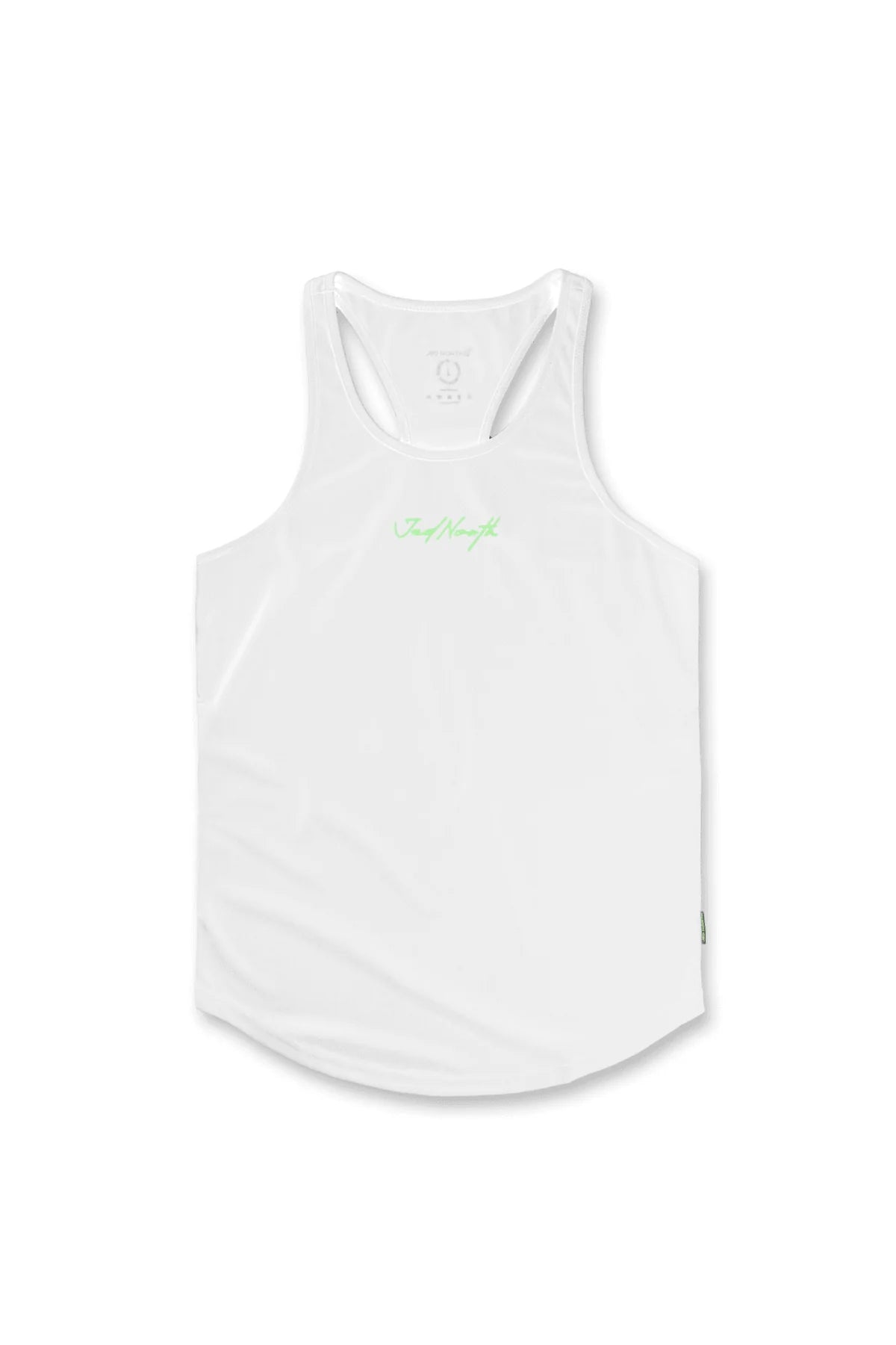 Jed North Men's Microfiber Dri-Fit Tank Top - Moisture Wicking Athletic Shirt for Workout & Gym - White