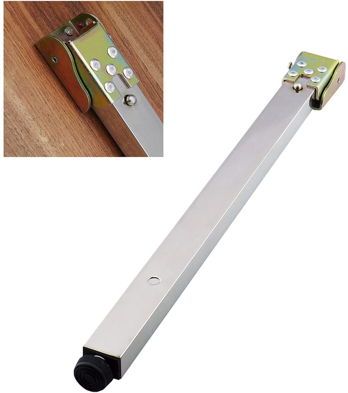 Foldable Wall Mounted Dining Table Legs - Adjustable Telescopic RV Lift Legs & Bar Support Feet (65CM/115CM) for Space-Saving Kitchen, Camper & Small Apartments