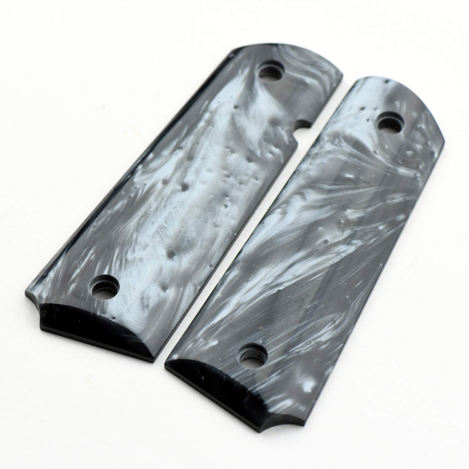Premium Pearl 1911 Grips for Full Size, Commander & Government Models - Ambidextrous Safety - Made in USA - Perfect for Competitive Shooting & Concealed Carry