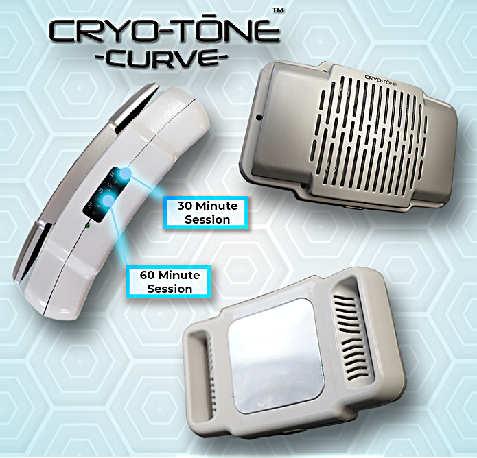 CRYOTONE CURVE ULTRA 3-Pack Muscle Recovery Pads with Extension Belt - Pain Relief for Back, Shoulder & Knee - Perfect for Post-Workout, Injury Recovery & Chronic Pain Management