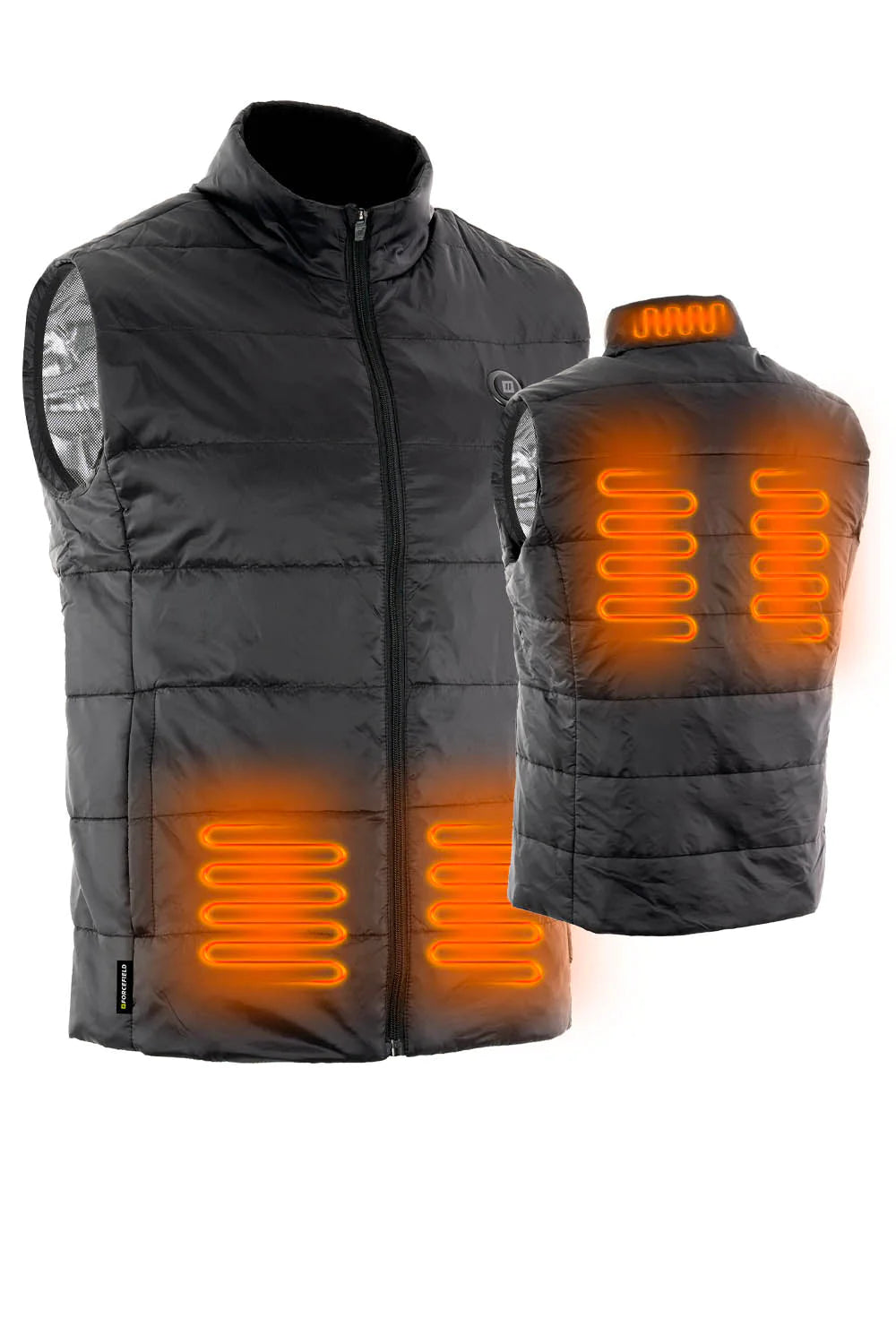 FORCEFIELD Unisex Lightweight Heated Vest with Rechargeable Battery Pack - EN130HV - Perfect for Outdoor Activities, Camping & Winter Sports