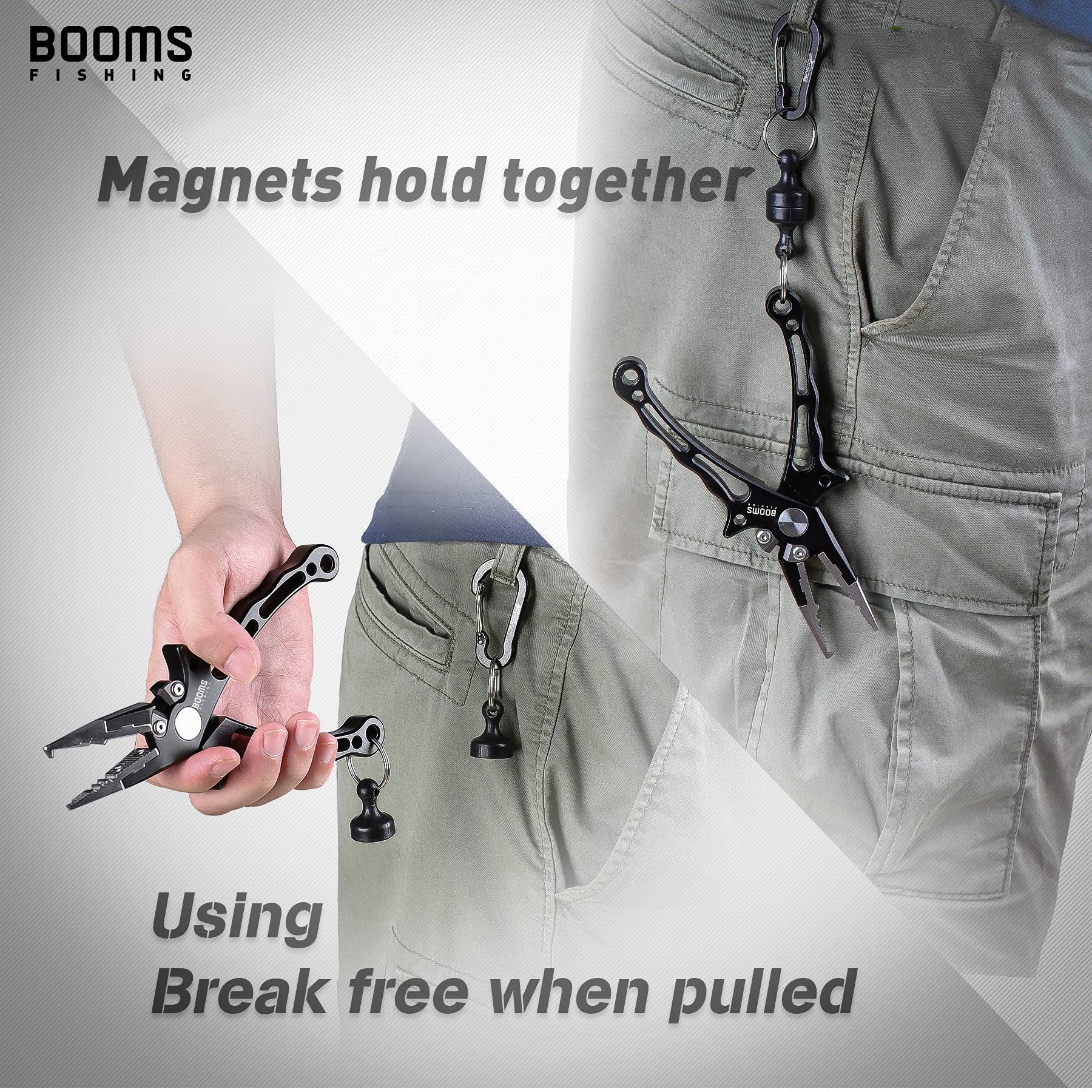 Fly Fishing Magnetic Net Release - Quick Release Keychain for Outdoor Fishing Gear