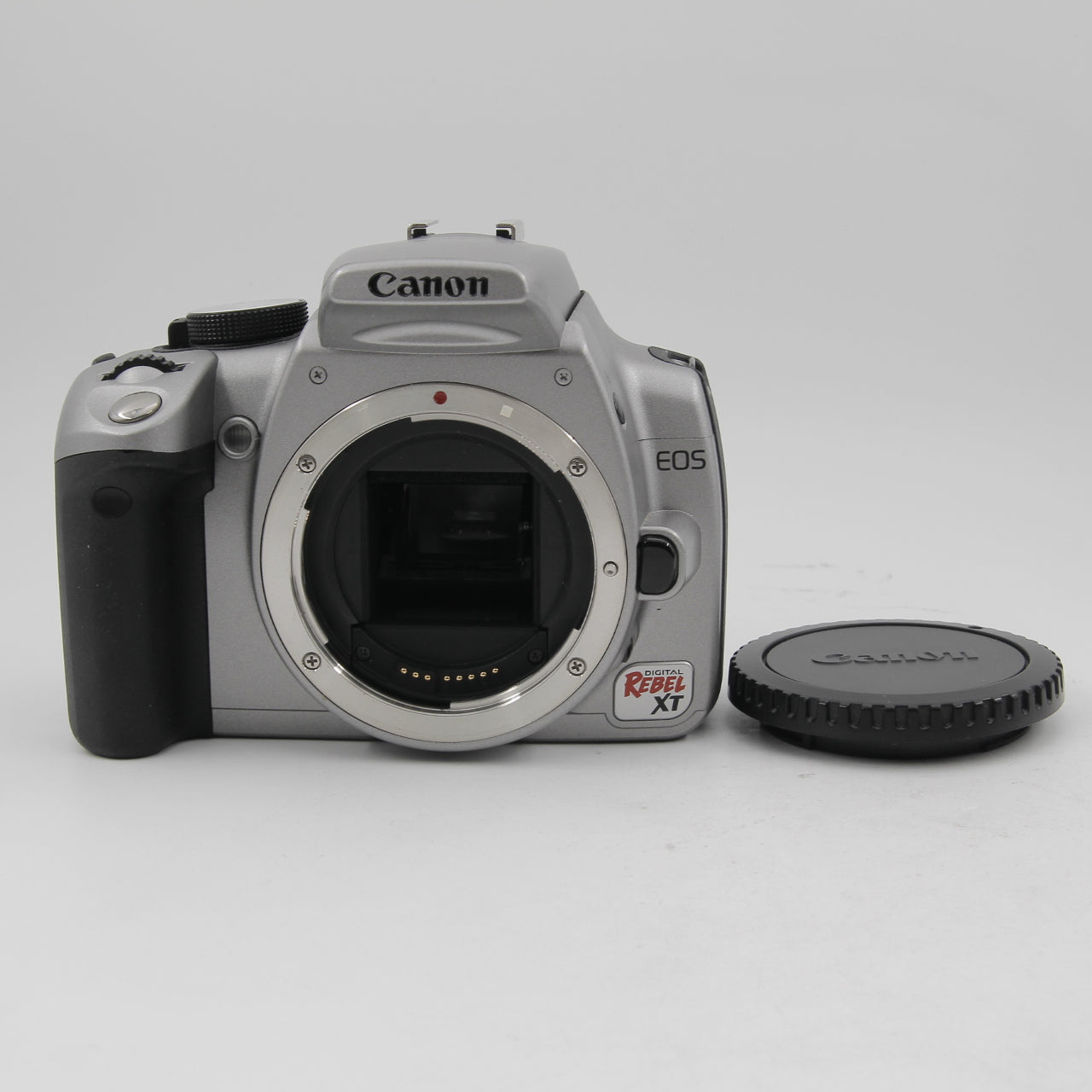 Refurbished Canon Digital Rebel XT DSLR Camera with EF-S 18-55mm f/3.5-5.6 Lens (Silver) - Perfect for Photography Enthusiasts & Beginners, Ideal for Travel, Portraits, and Everyday Shooting