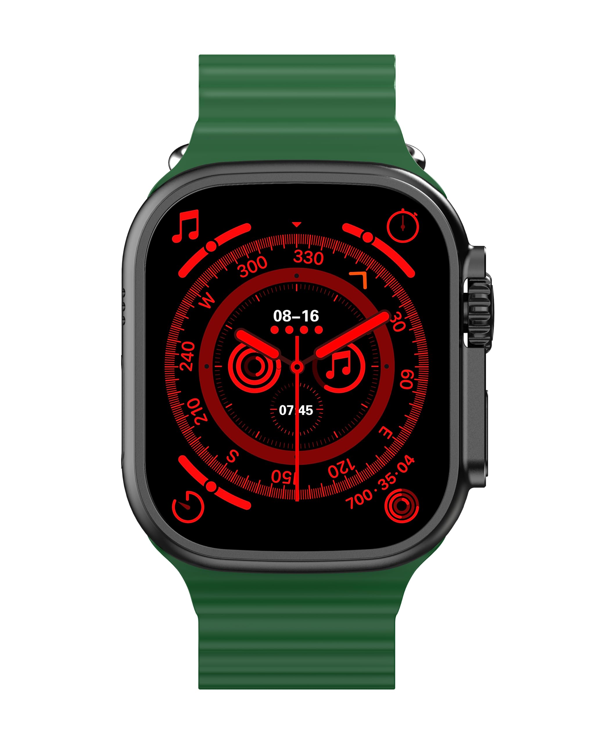 Smart Watch Ultra 49mm - Fitness Tracker with Sleep Tracking & Water Resistant for iOS/Android - Perfect for Workouts & Daily Use