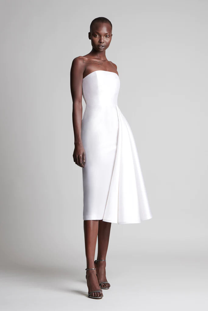 Greta Constantine Pape Dress - Elegant Women's Evening Gown for Parties, Weddings & Special Occasions | Formal Cocktail Dress with Flowy Silhouette