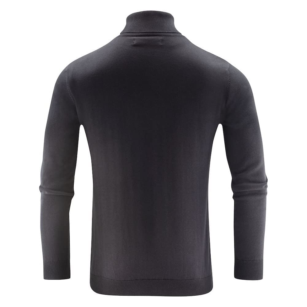 James Harvest Men's Ashland Turtleneck Pullover Sweater - Warm Winter Knit Casual Slim Fit Long Sleeve Top for Office, Dating & Outdoor Activities