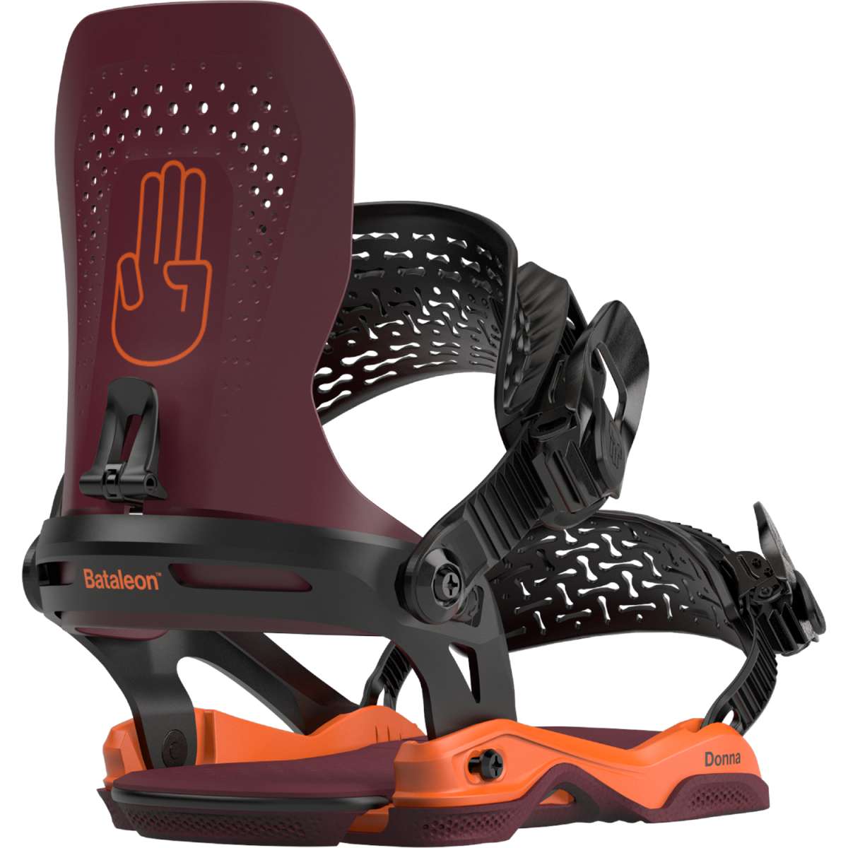 Bataleon Donna Women's Snowboard Bindings 2024 - Lightweight & Responsive for All-Mountain Riding - Perfect for Freestyle, Park & Powder Snowboarding