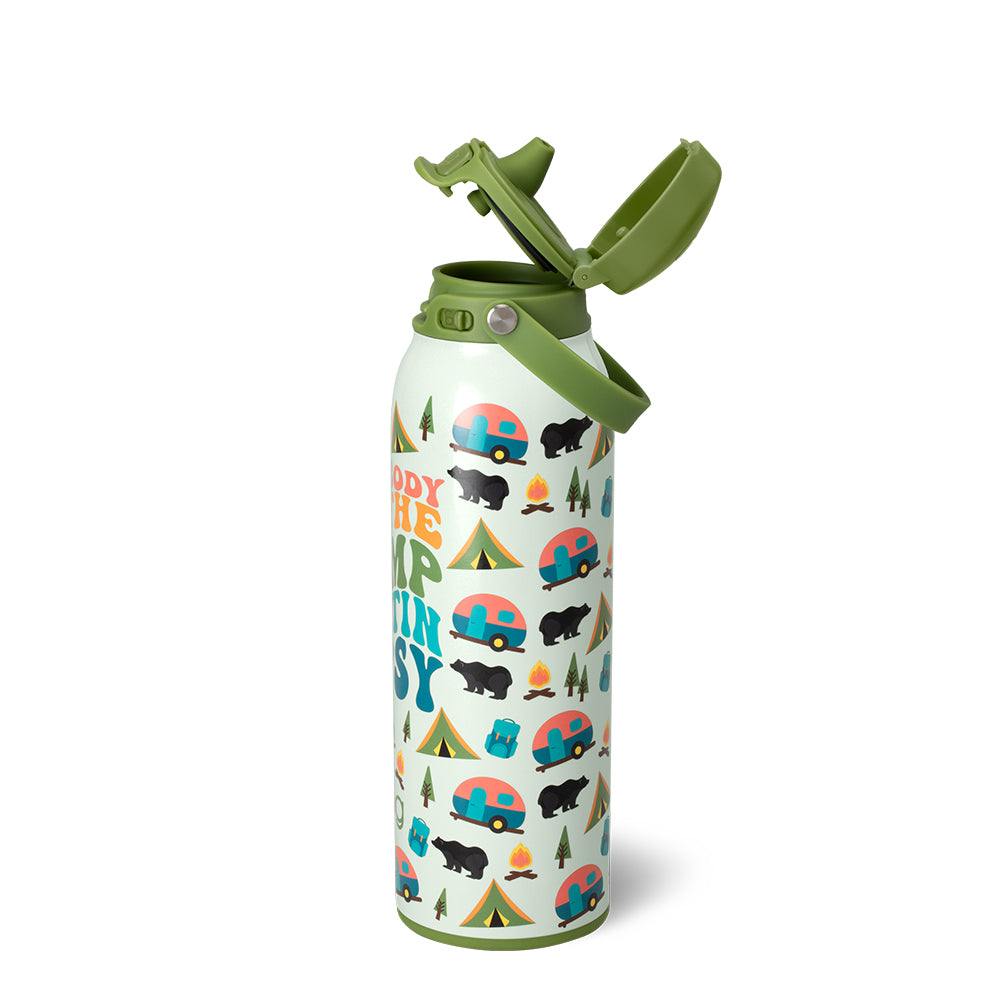 Errbody In The Camp EZ Fill 32oz Water Bottle - Leak Proof & Easy Fill Design for Camping, Hiking and Outdoor Adventures