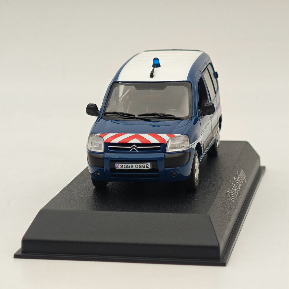1/43 Scale Norev Citroen Berlingo Gendarmerie Cynophile Diecast Model Car 2005 - Police K9 Unit Vehicle Collectible for Display & Gifts