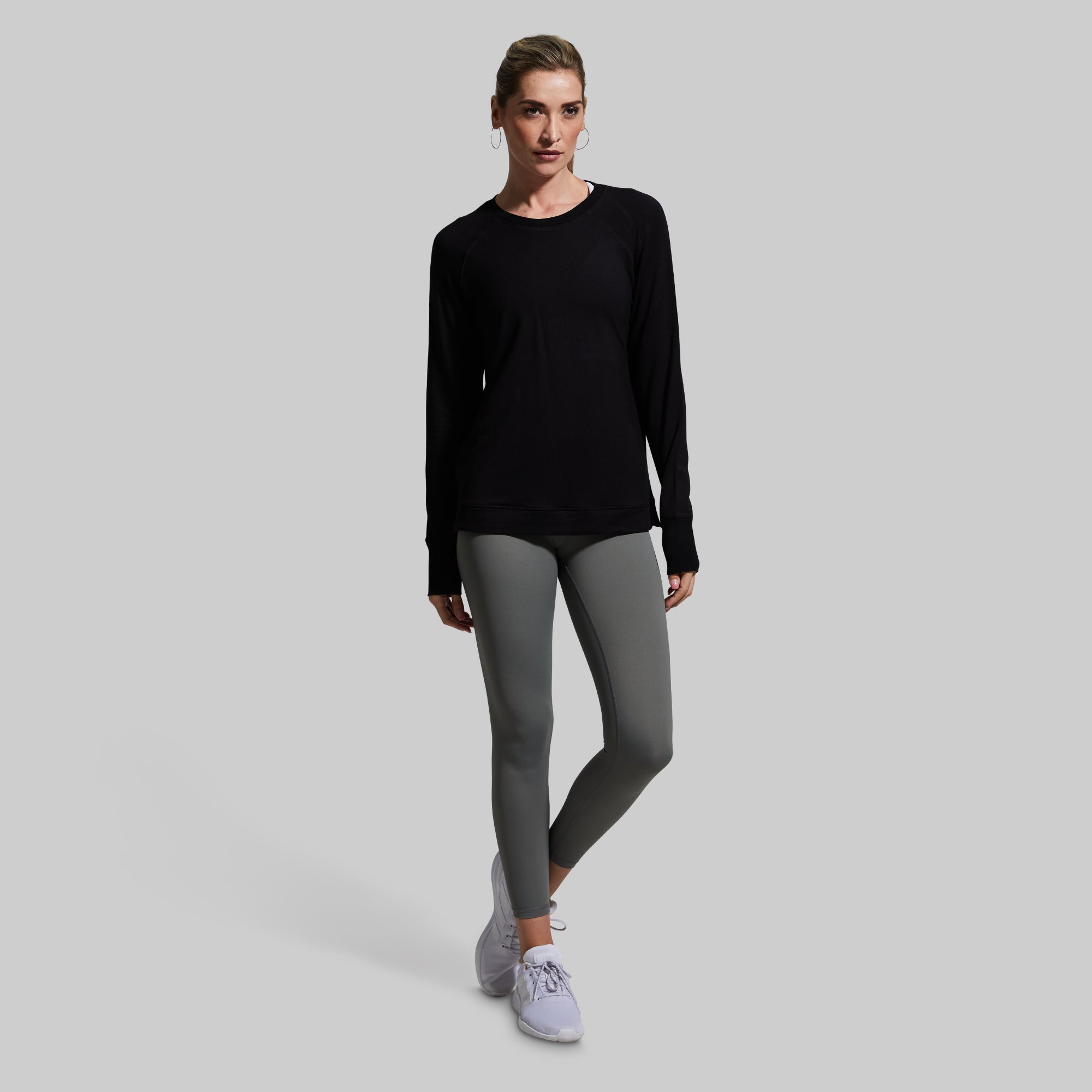 Daydream Long Sleeve Shirt for Women - Soft Comfortable Black Blouse for Casual Wear & Office Outfits