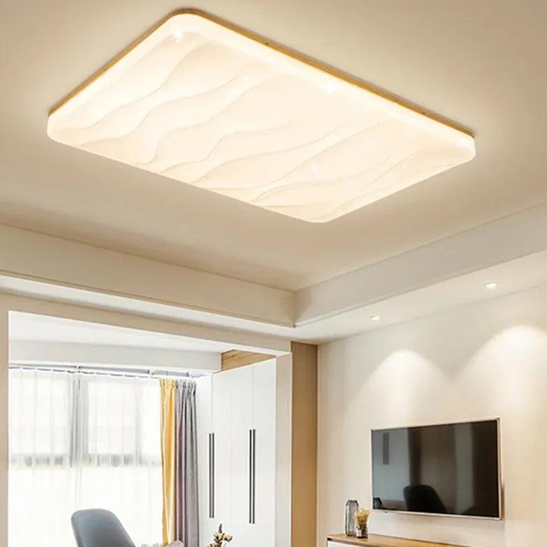 Soft Light Square LED Flush Ceiling Lights - Modern Energy-Efficient Lighting for Living Room, Bedroom & Kitchen - Dimmable Ultra-Thin Design for Home & Office