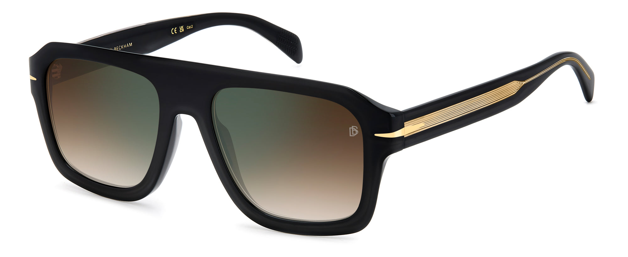 David Beckham DB7127/S Men's Sunglasses - Polarized UV Protection Aviator Style for Driving, Outdoor Sports & Fashion