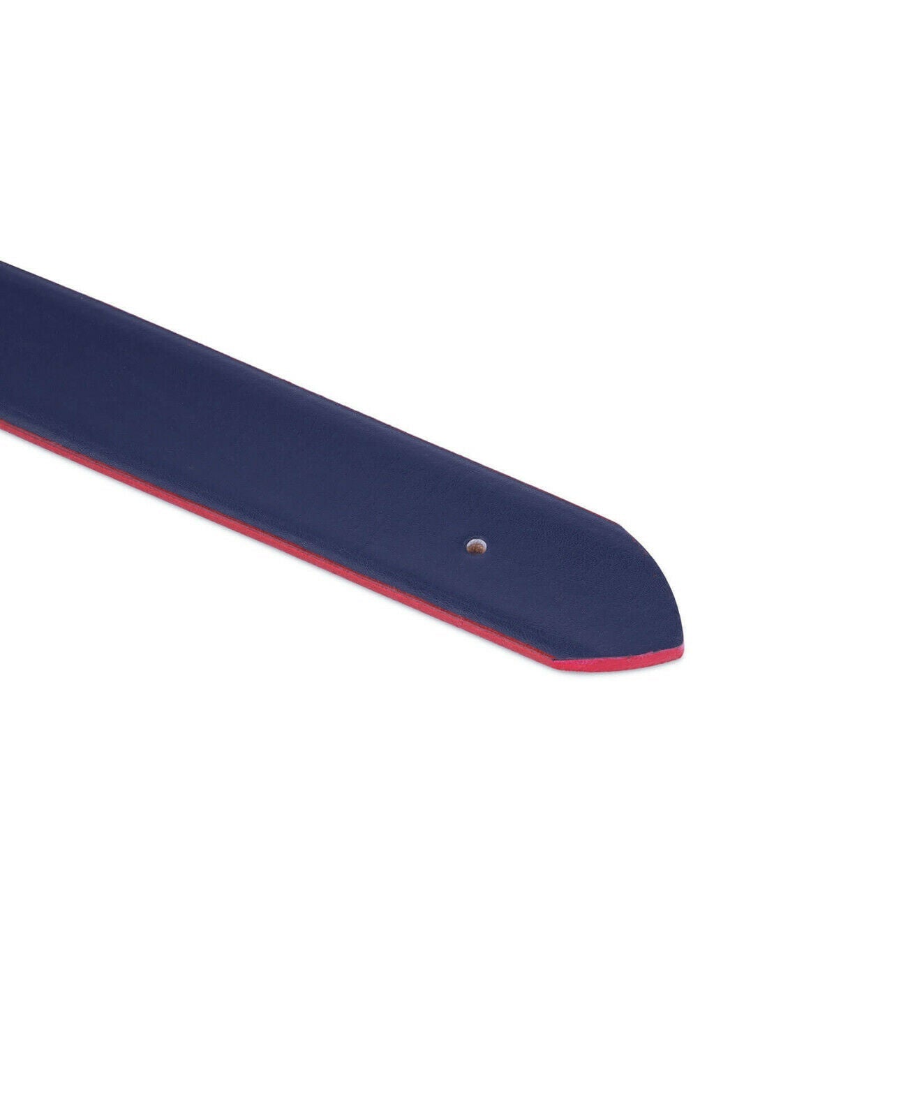 MontBlanc Belt Replacement Strap - Navy Blue Buckle-Free Design for Men's Dress Belts | Perfect for Office, Business & Formal Occasions