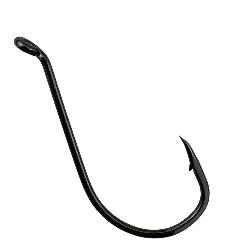 Luengo 100pcs 1/0-9/0 Octopus Fishing Hooks - High Carbon Steel Saltwater Fishing Hooks for Bass, Catfish, Tuna | Ideal for Deep Sea Fishing, Surf Casting & Freshwater Angling