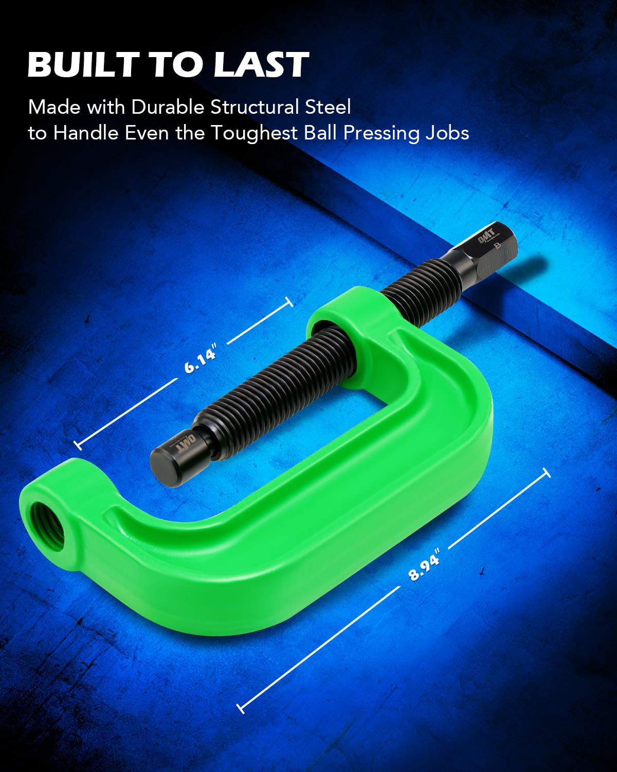 Orion Motor Tech 21-Piece Master Ball Joint Press Kit - Heavy Duty Ball Joint & U-Joint Removal Tool Set with Universal Adapters - Perfect for Auto Repair, Suspension Work & Brake Anchor Pin Replacement