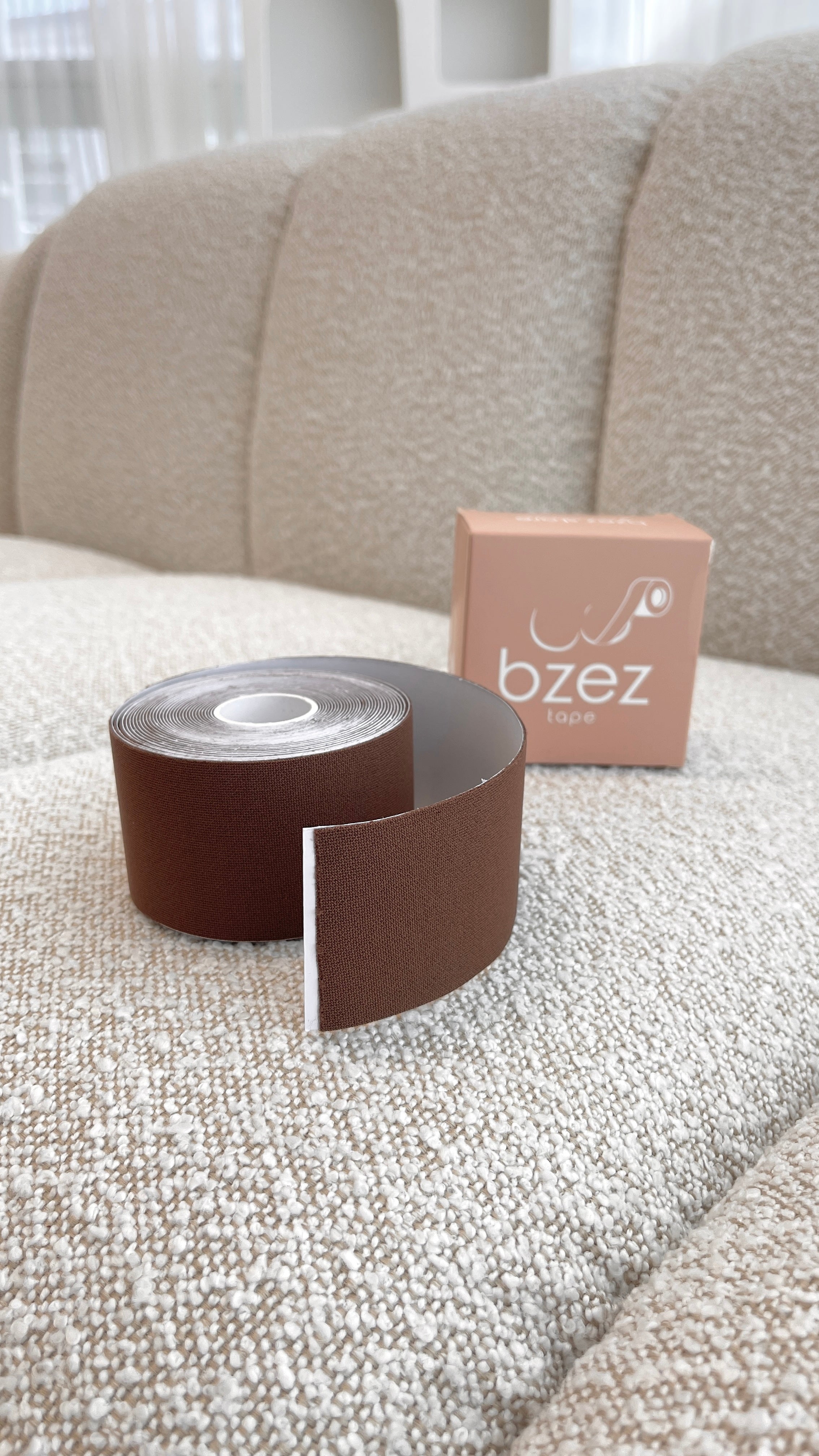 Bzez Tape Mocha - Premium Adhesive Tape for Packaging, Shipping, and DIY Projects - Strong, Durable, and Versatile for Home, Office, and Crafting Use