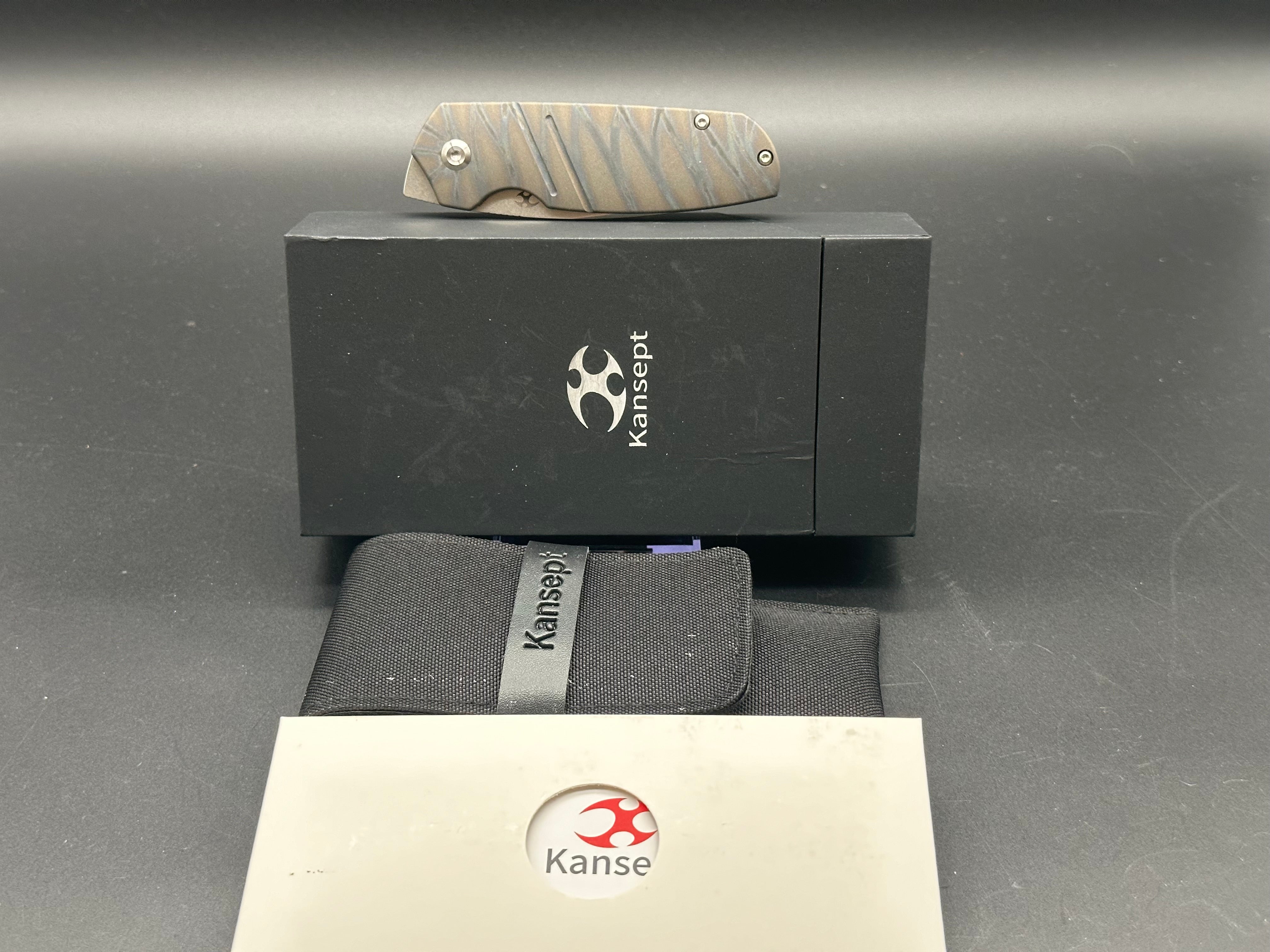 Kansept Turaco Frame Lock Folding Knife - 2.8