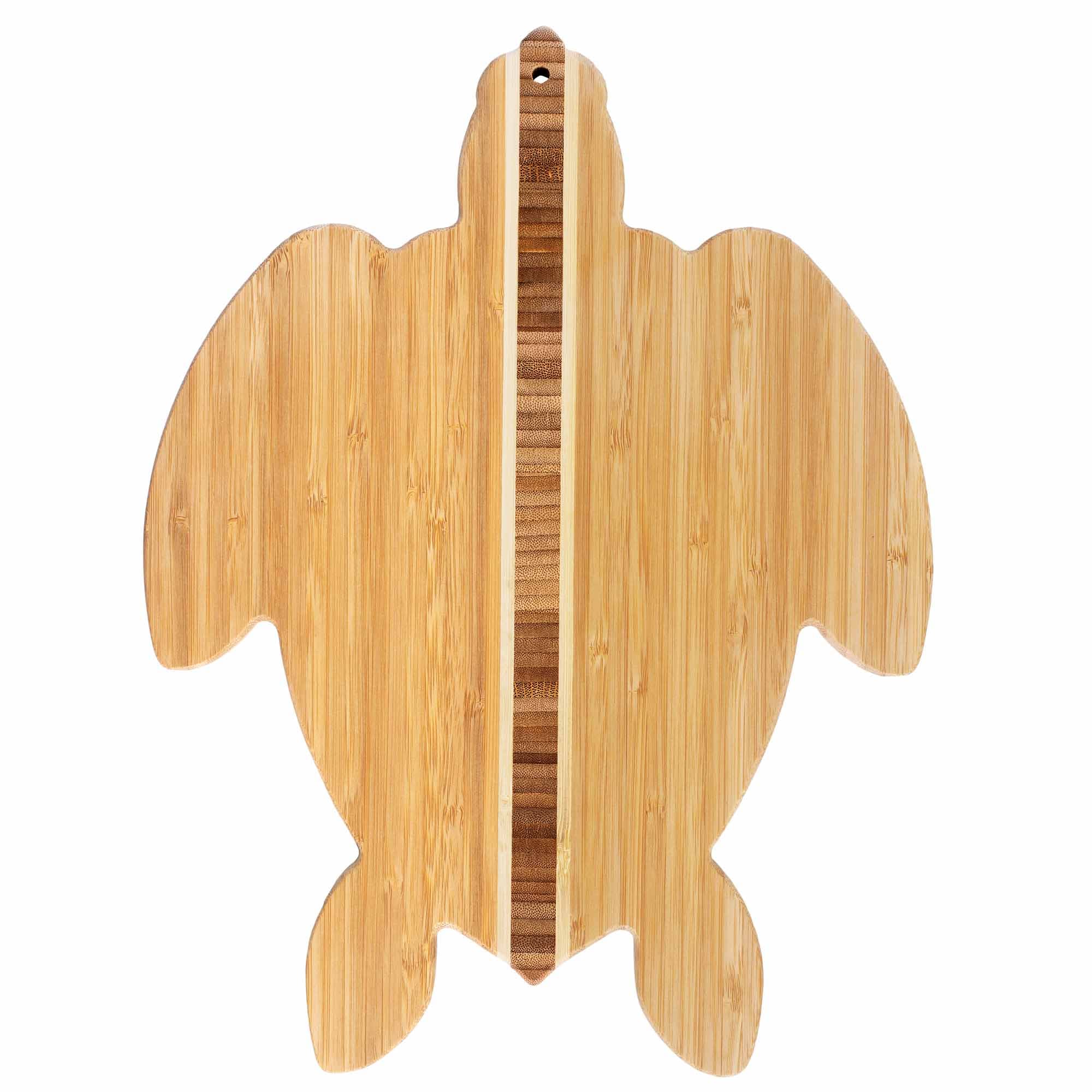 Premium Sea Turtle Shaped Bamboo Cutting Board - 14.7/8 x 11 Inches - Eco-Friendly Kitchen Essential for Sushi, Fruits & Cheese Platters