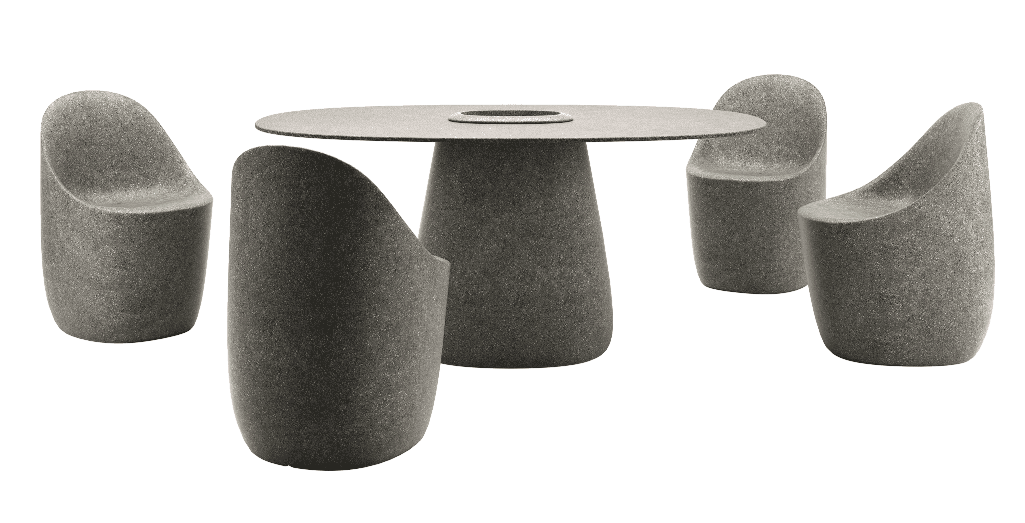 Stylish Qeeboo Cobble Chair - Modern Home & Office Seating for Living Room, Lounge, and Workspace