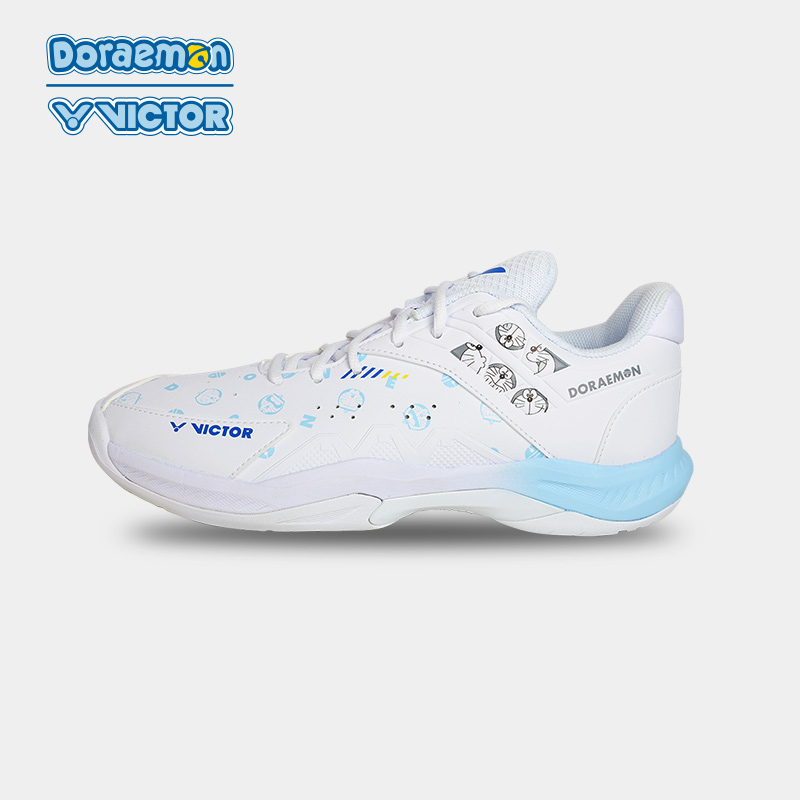 Victor X Doraemon Unisex Badminton Shoes - Lightweight Performance Court Shoes for Men & Women | Perfect for Indoor Sports, Badminton Training & Casual Wear