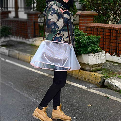 Waterproof Rain Cover for Designer Handbags, Tote Bags & Purses - Small, Medium, Large Sizes - Protect Luxury Bags from Rain & Bad Weather (Perfect for Travel, Commuting & Outdoor Events)