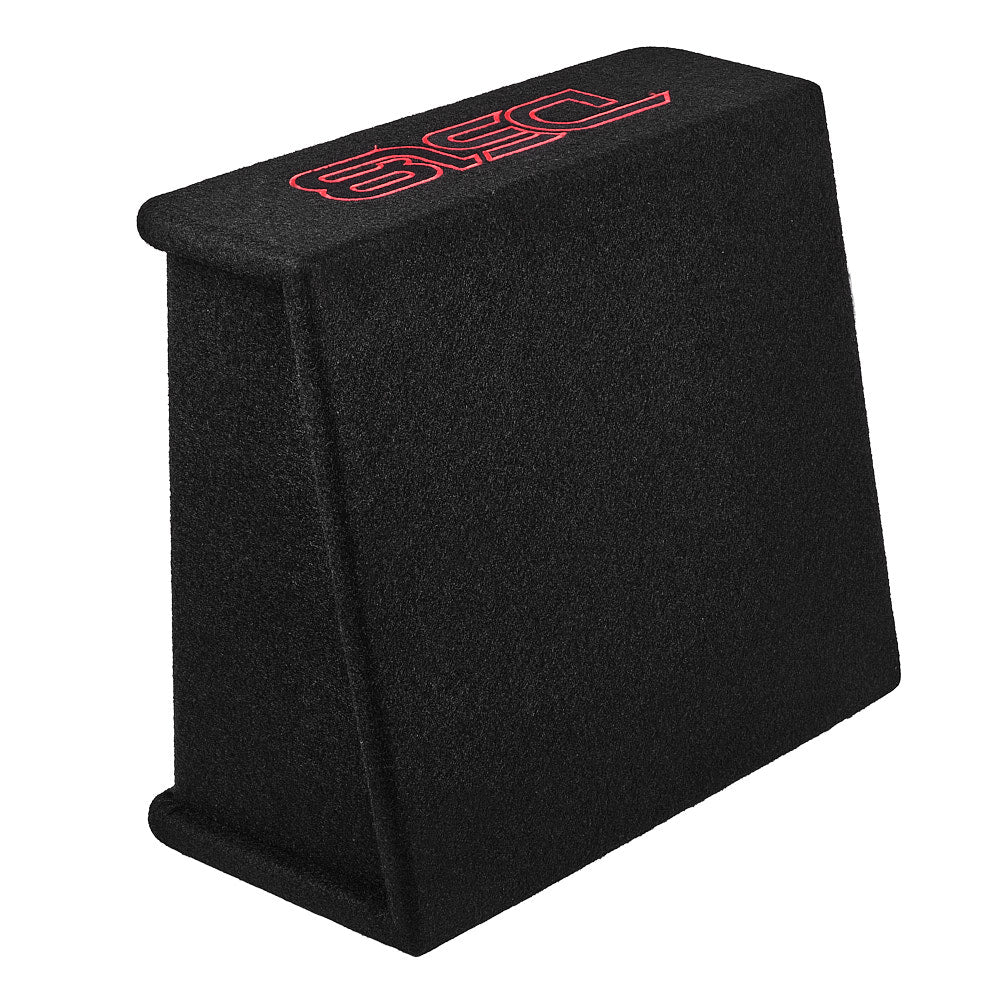 10 Inch Loaded Amplified Shallow Subwoofer Enclosure - 350 Watts RMS Power - Perfect for Car Audio Systems & Bass Enhancement