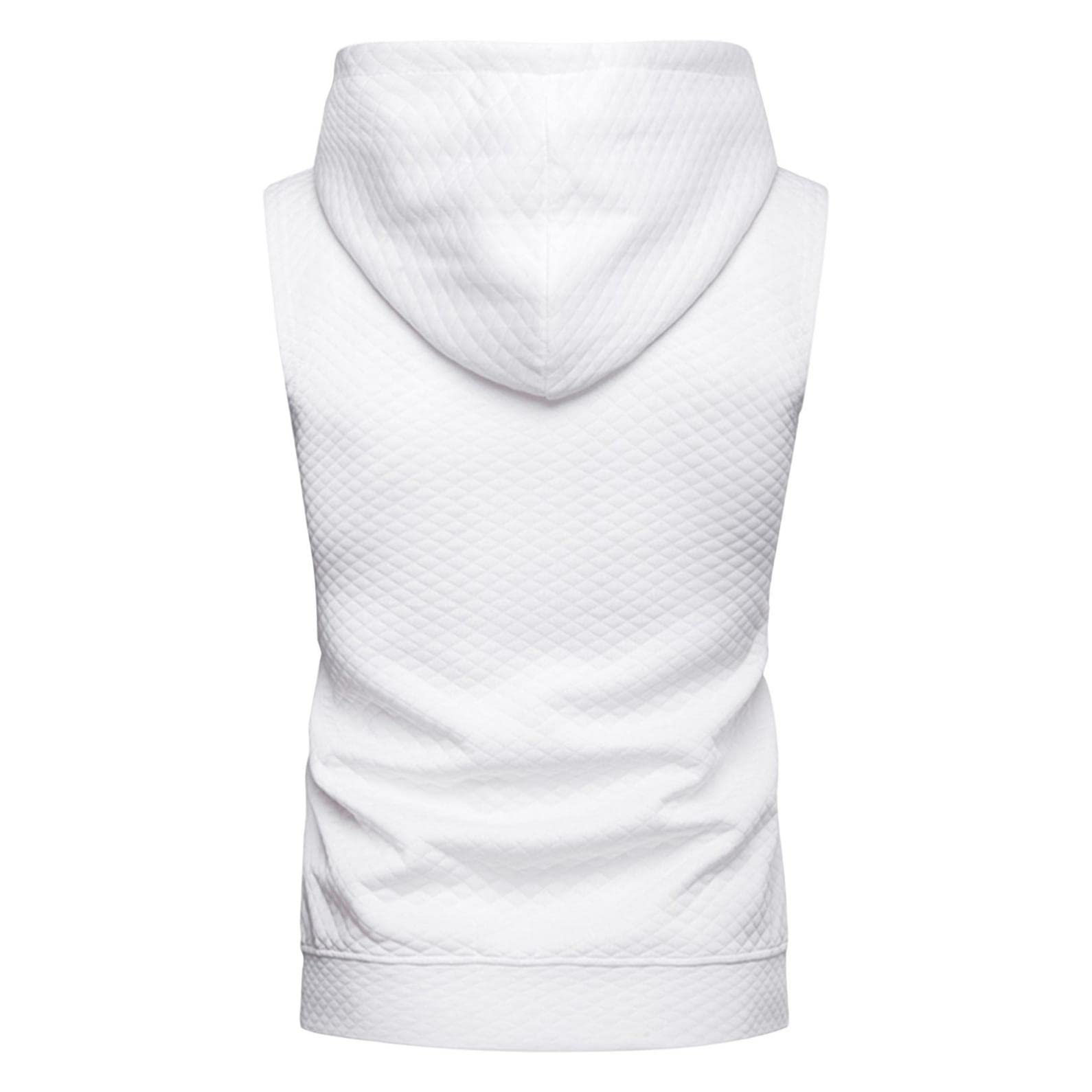 Men's Workout Hooded Tank Tops - Sleeveless Gym Hoodies & Waffle Zip Tees for Bodybuilding - Muscle Shirts for Training, Running & Fitness | Perfect for Gym, Outdoor Workouts & Casual Wear