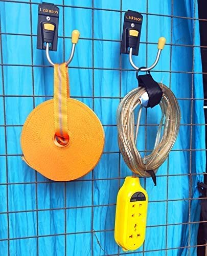 Durable Tool Belt Hook & Drill Holster - Heavy Duty Cordless Power Drill Holder with Secure Belt Clip - Perfect for Hammer, Drywall Screw Gun & Power Tools (2-Pack, Black) - Ideal for Construction, Carpentry & DIY Projects
