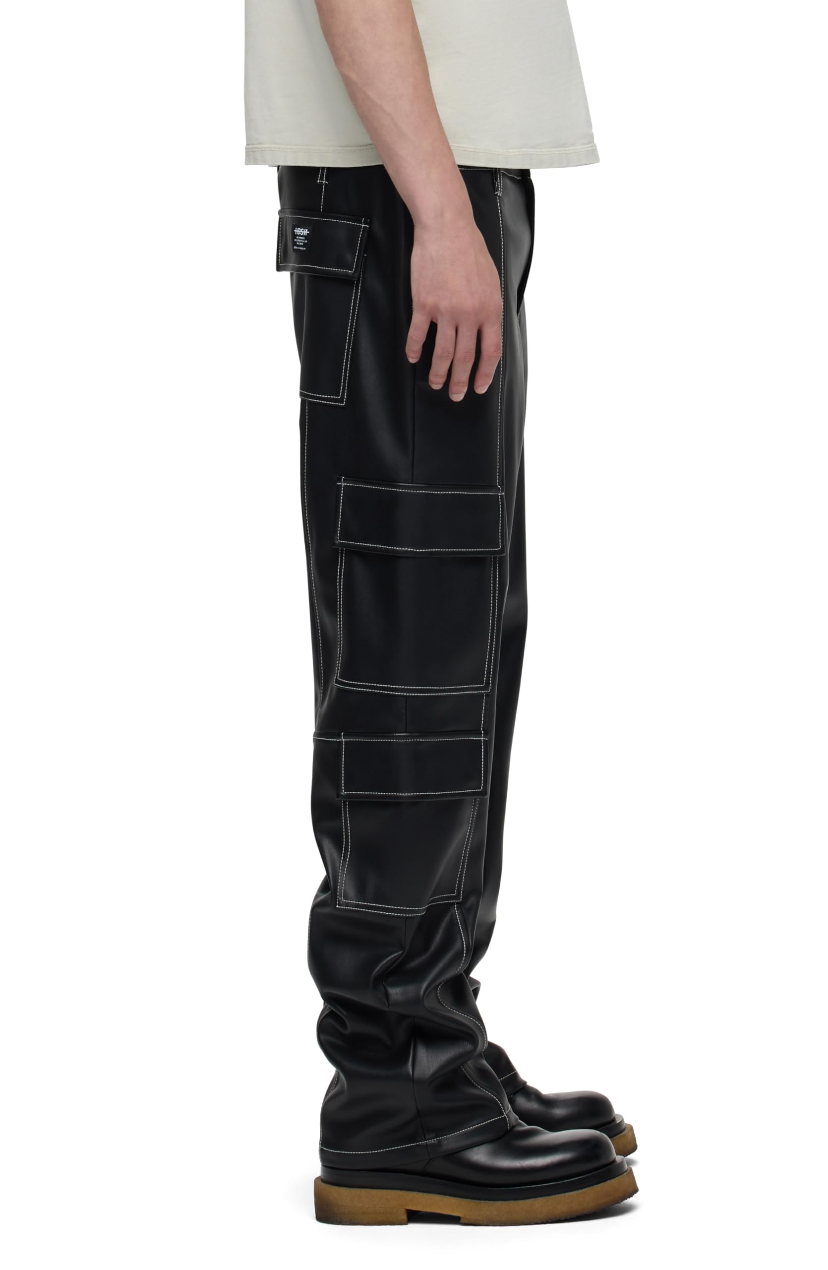 HUDSON Men's Baggy Cargo Pants - Stylish & Comfortable Loose Fit Workwear for Outdoor, Hiking & Casual Wear