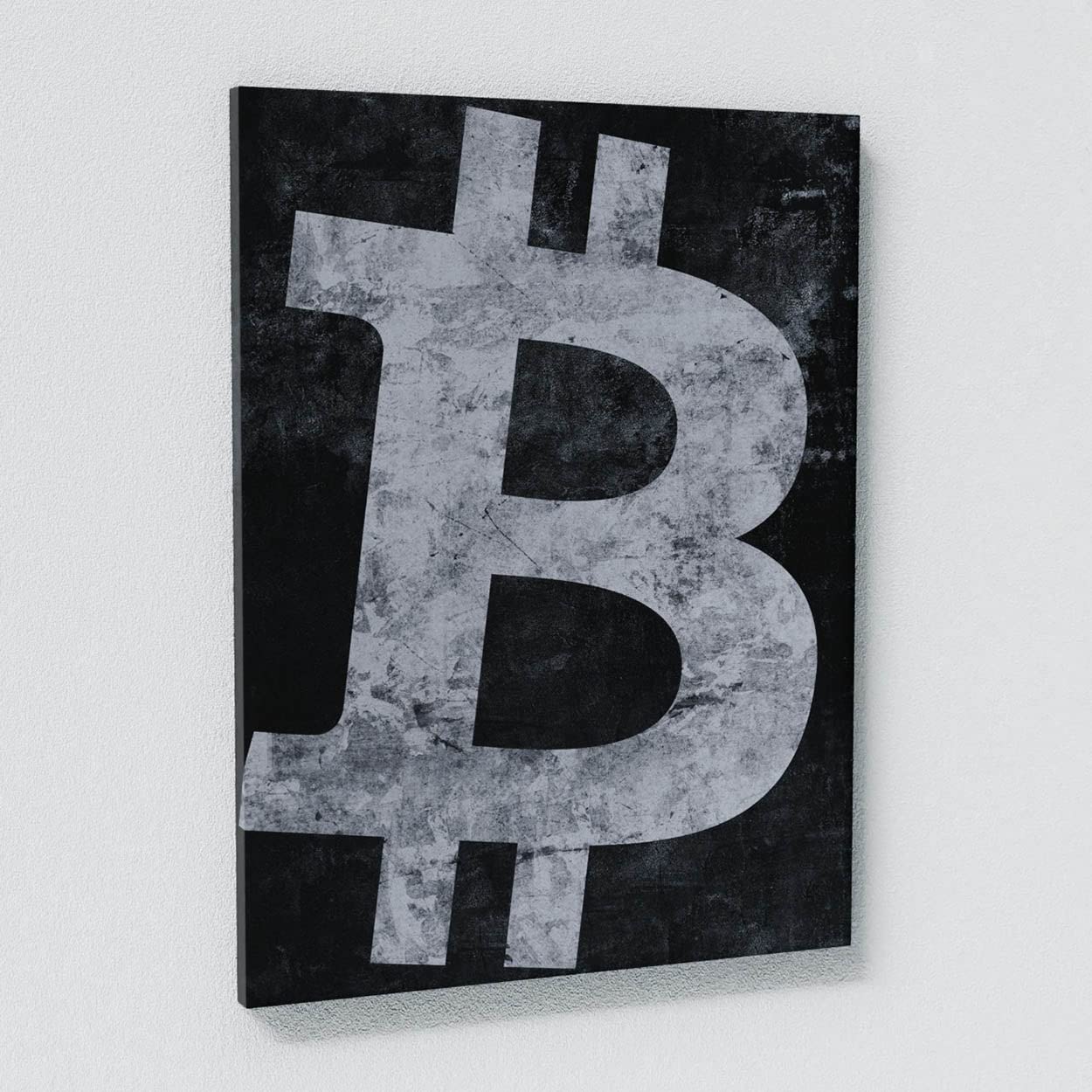 Crypto Canvas Wall Art - Bitcoin & Ethereum Digital Currency Themed Modern Home Decor | Perfect for Living Room, Office & Gamer Cave Decorations