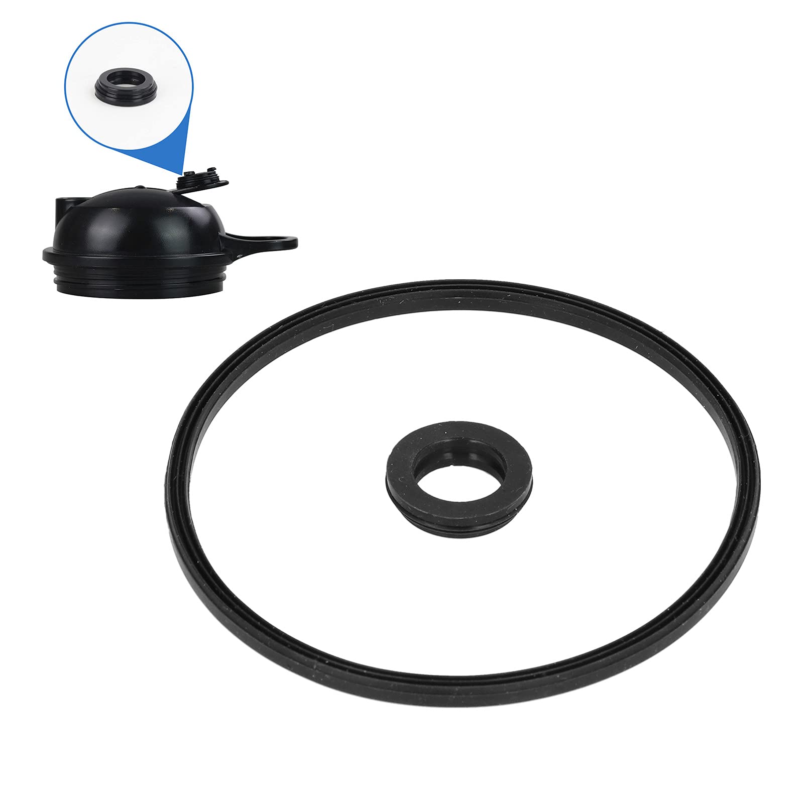 Premium Food Grade Silicone Sealing Ring for Instant Pot & Blender - 2 Pack Leak-Proof Replacement Gasket for Cooking, Smoothie Making & Food Storage Accessories